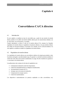 Convertidores CA/CA directos