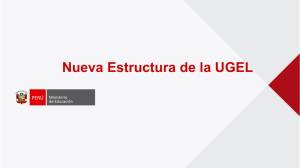 Nueva Estructura de la UGEL