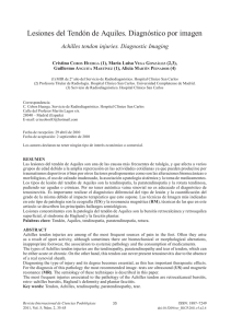 Lesiones del Tendón de Aquiles. Diagnóstico por imagen