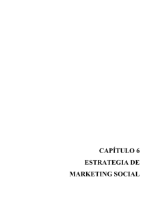 capítulo 6 estrategia de marketing social