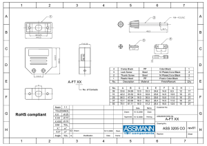 tech. drawing - ASSMANN WSW components