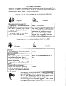 ¿Abogado o Notario? - Lower Columbia Hispanic Council