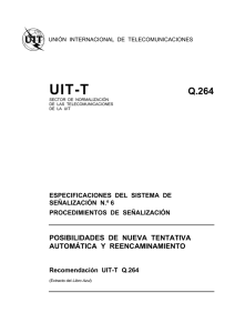 UIT-T Rec. Q.264 (11/88) Posibilidad de nueva tentativa