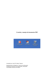 Creación y manejo de documentos PDF