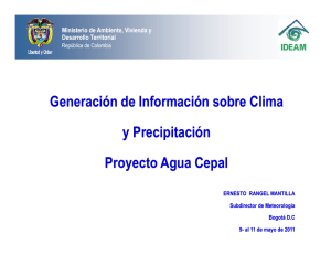 Generación de Información sobre Clima y Precipitación Proyecto