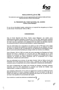 ÿþRESOLUCION 327 DE 2015 - Fondo Nacional del Ahorro