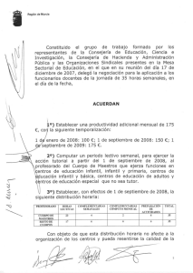 Constituido el grupo de trabajo formado por los representantes de la