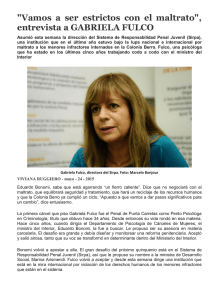 "Vamos a ser estrictos con el maltrato", entrevista a GABRIELA FULCO