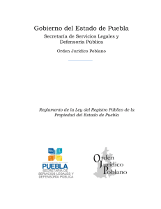 Reglamento de la Ley del Registro Público de la Propiedad del