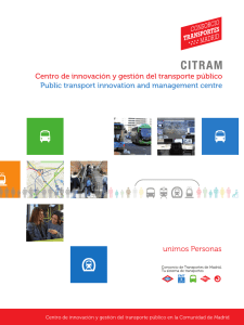 CITRAM. Centro de Innovación y Gestión del Transporte Público