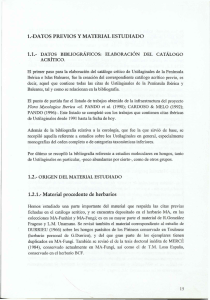 1.-DATOS PREVIOS Y MATERIAL ESTUDIADO 1.2.1.