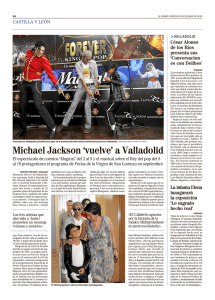 Michael Jackson `vuelve` a Valladolid