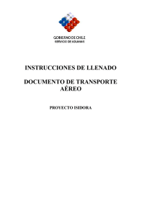 instrucciones de llenado documento de transporte aéreo