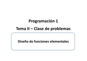 P4. Diseño de funciones elementales