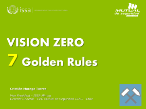 VISION ZERO 7 Golden Rules