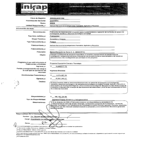 ` ?` Instituto Nacional de Investigaciones Forestales. Agrícolas y