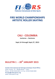 firs world championships artistic roller skating cali