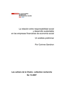 La relación entre responsabilidad social y desarrollo sustentable en