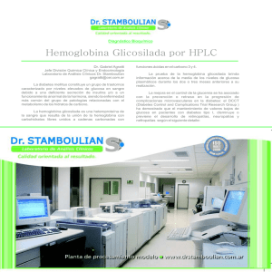 Hemoglobina Glicosilada por HPLC