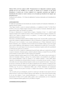 Informe 19/11, de 28 de octubre de 2011. “Interpretación de la