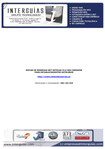 Descargar Dossier PDF - Motor de Reservas NetHoteles v3 sin