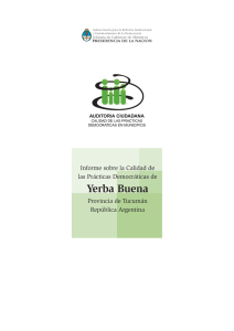 Yerba Buena - Auditoría Ciudadana