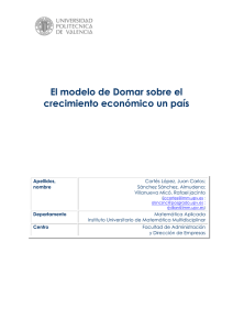 Modelo de Domar - RiuNet repositorio UPV