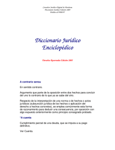 Diccionario Diccionario Jurídico Enciclopédico