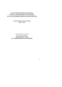 Plan Estrat&eacute;gico Nacional Para el Tratamiento Integral de las