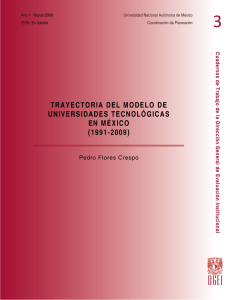 Trayectoria del modelo de universidades tecnológicas en México