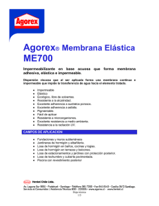 Agorex® Membrana Elástica ME700
