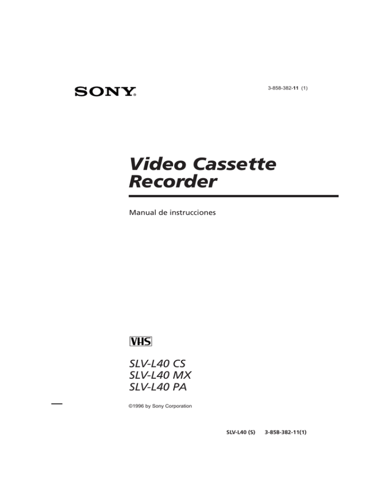 Video Cassette Recorder