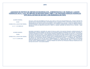 2016 JUZGADOS DE DISTRITO DE AMPARO EN MATERIAS CIVIL