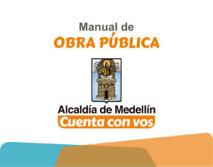 MANUAL DE OBRA - Alcaldía de Medellín