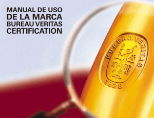 Manual de Marca Bureau Veritas Certification
