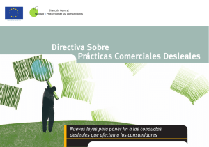 Directiva Sobre Prácticas Comerciales Desleales