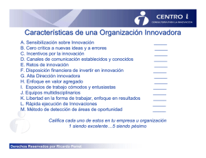 Características de una Organización Innovadora