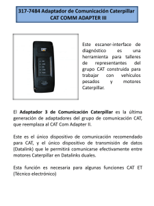 317-7484 Adaptador de Comunicación Caterpillar CAT COMM