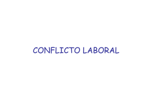 CONFLICTO LABORAL