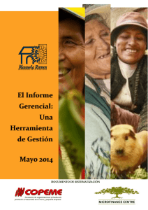 El Informe Gerencial - The Microfinance Centre