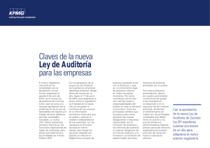 Claves de la nueva Ley de Auditoría para las empresas