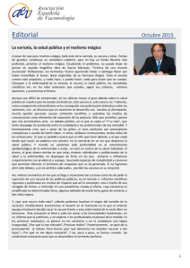 Editorial - Asociación Española de Vacunología