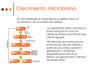 Crecimiento microbiano