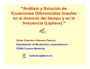 Análisis y Solución de Ecuaciones Diferenciales lineales