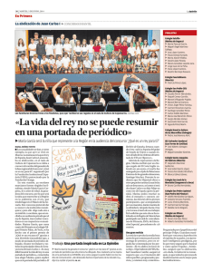 «La vida del rey no se puede resumir en una portada de periódico»