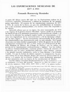 LAS EXPORTACIONES MEXICANAS DE 1877 A 1911 Fernando