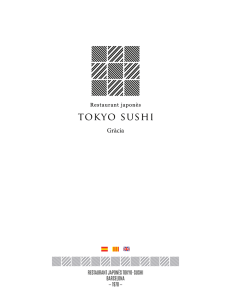 carta - Tokyo Sushi