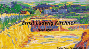 Ernst Ludwig Kirchner - IES JORGE JUAN / San Fernando