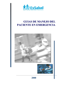 guias de manejo del paciente en emergencia