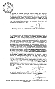 organismo jurisdiccional, de un escrito signado por el C. JOSE